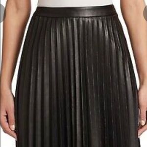 Banana Republic Faux Leather midi skirt